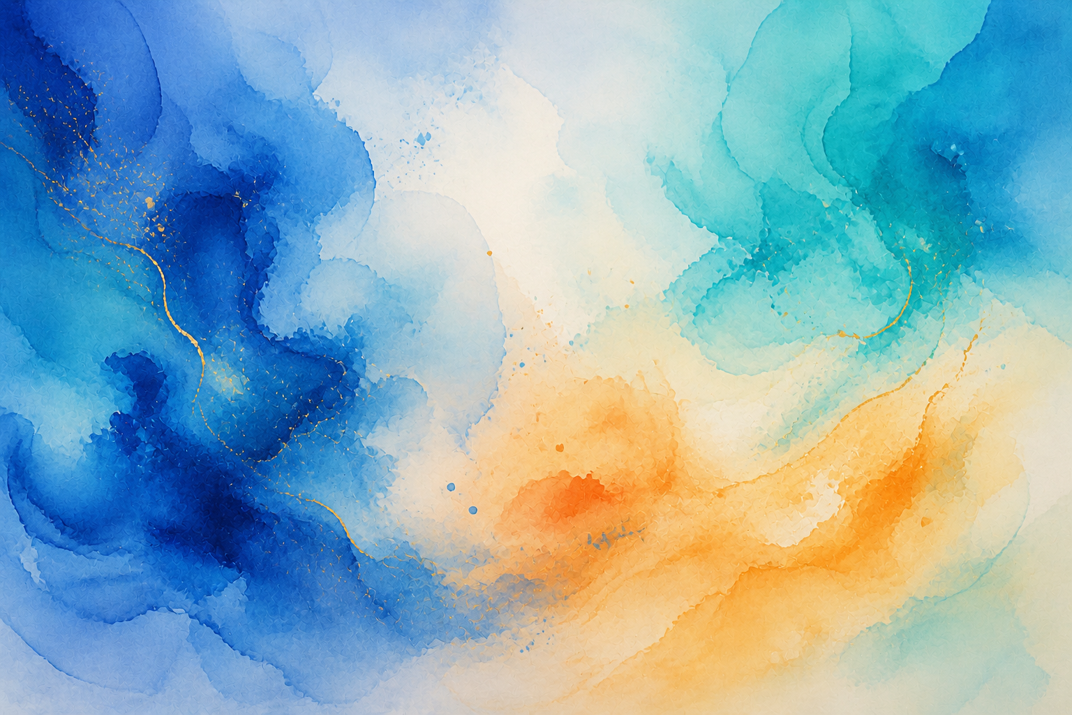 Visuel abstrait bleu et jaune pour la conférence sur l'IA en classe